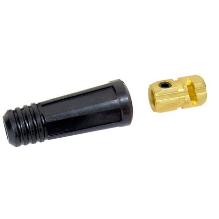 POWERWELD Dinse Style Cable Connector, #2/0 to #4/0 Cable, Female Only CCD5070-F